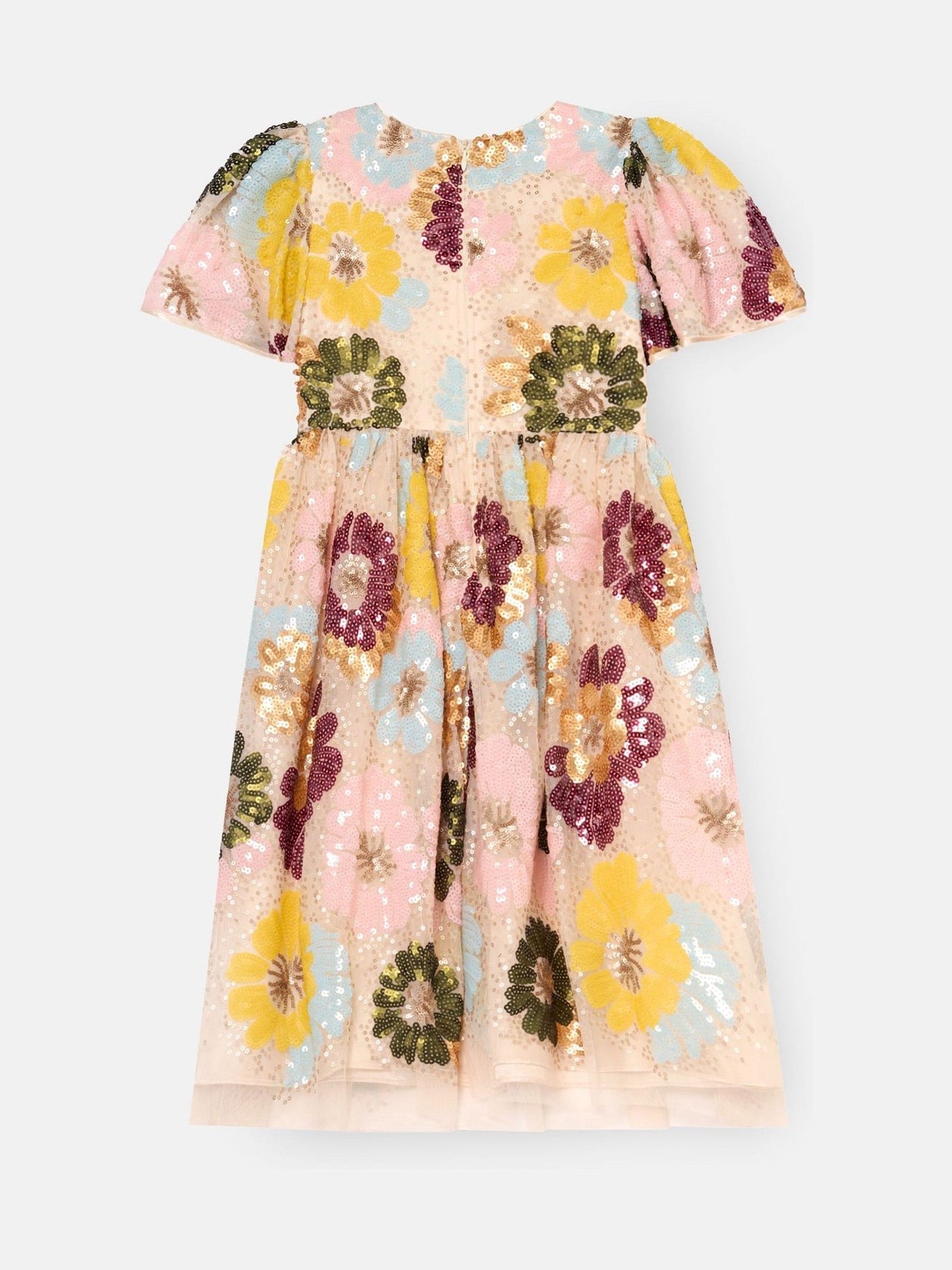 Angel & Rocket White Verity Flower Sequin Dress image 7