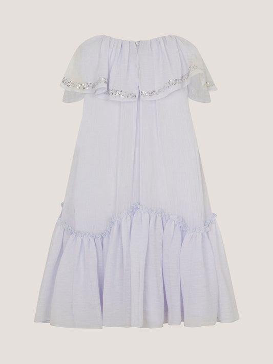 Monsoon Pale Blue Elena Sequin Swing Party Dress image 2