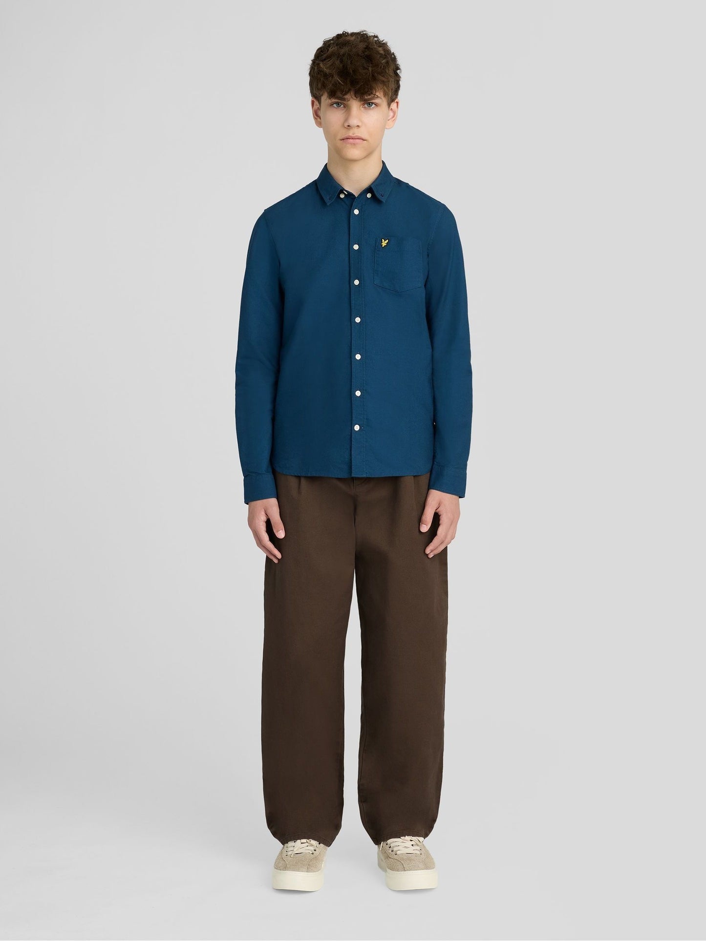 Dsiney Kidz - Lyle & Scott Blue Oxford Shirt image 1