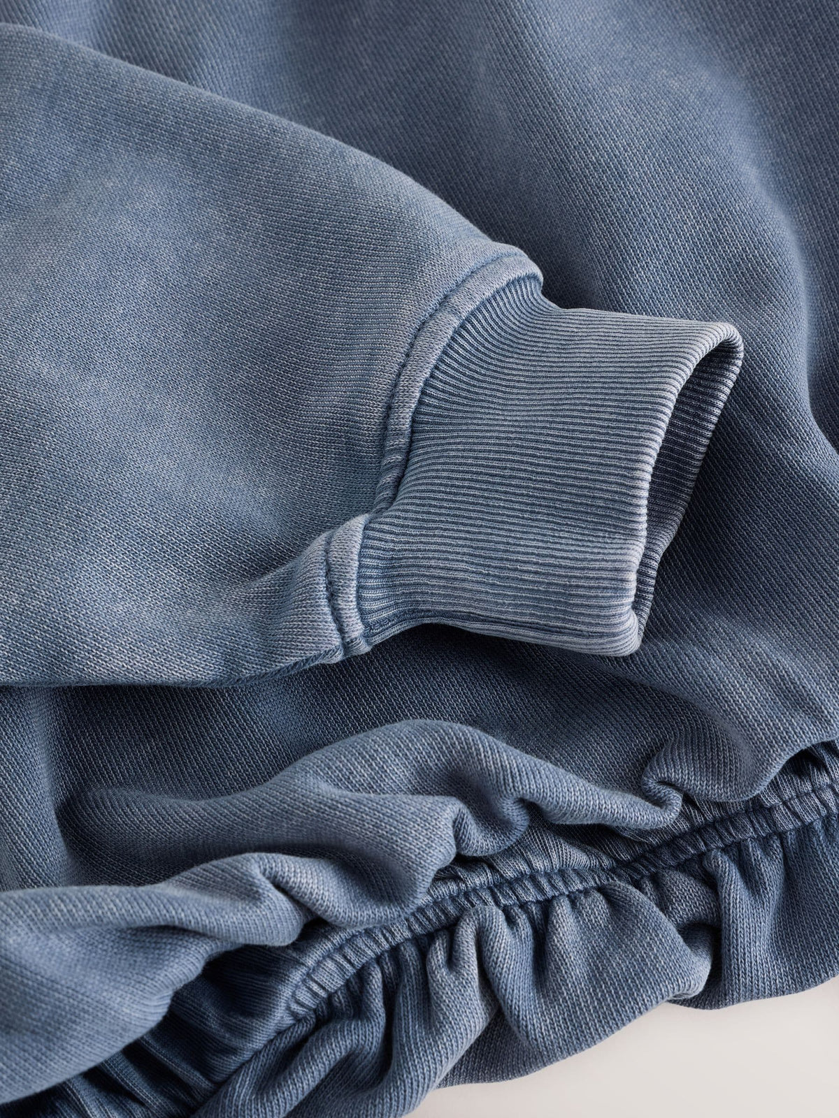 smALLSAINTS Blue Zip Up Bubble Hem Sweatshirt - image 8