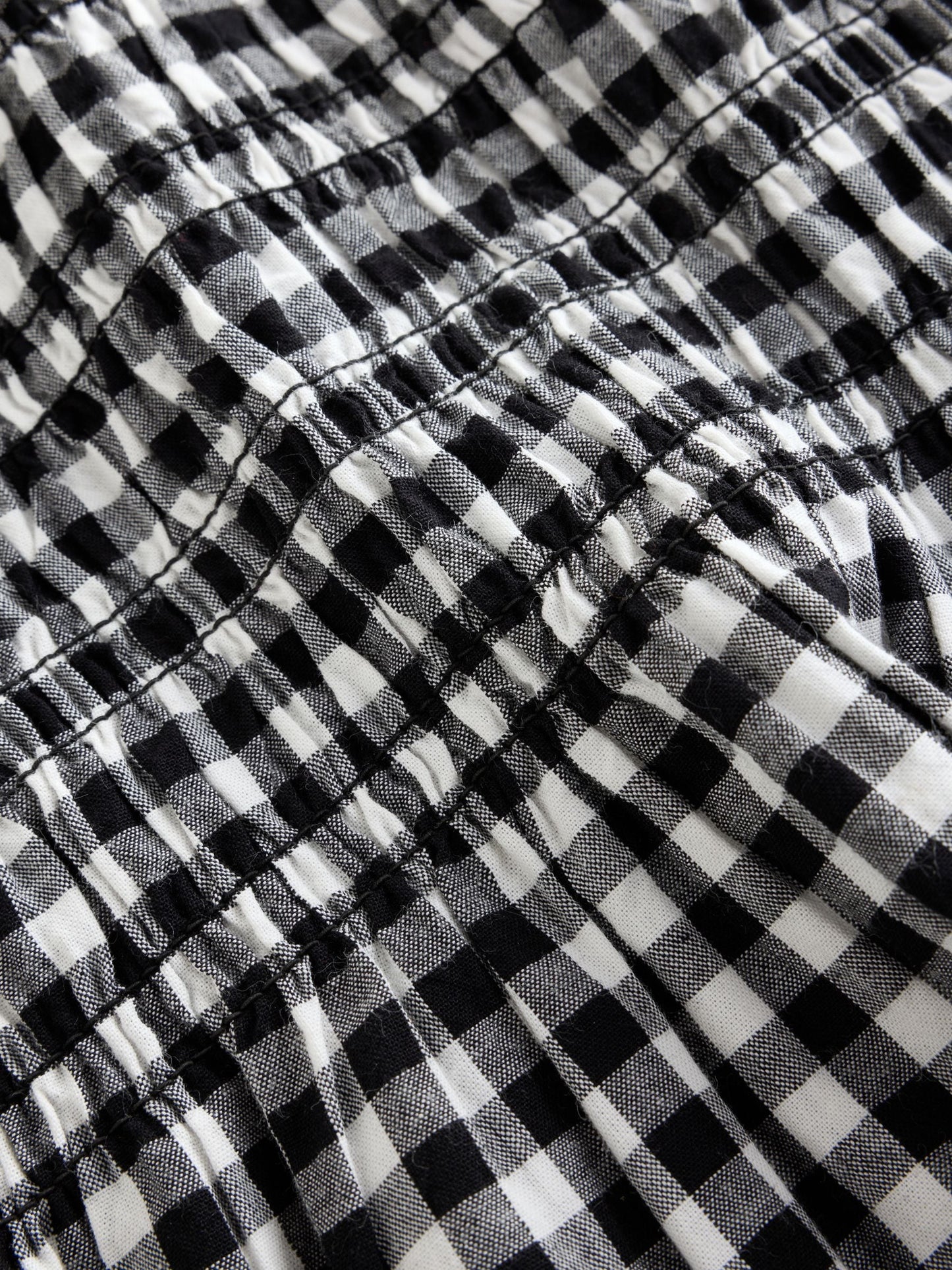 Dsiney Kidz - Black/White Gingham Shirred Dress (3-16yrs) image 6