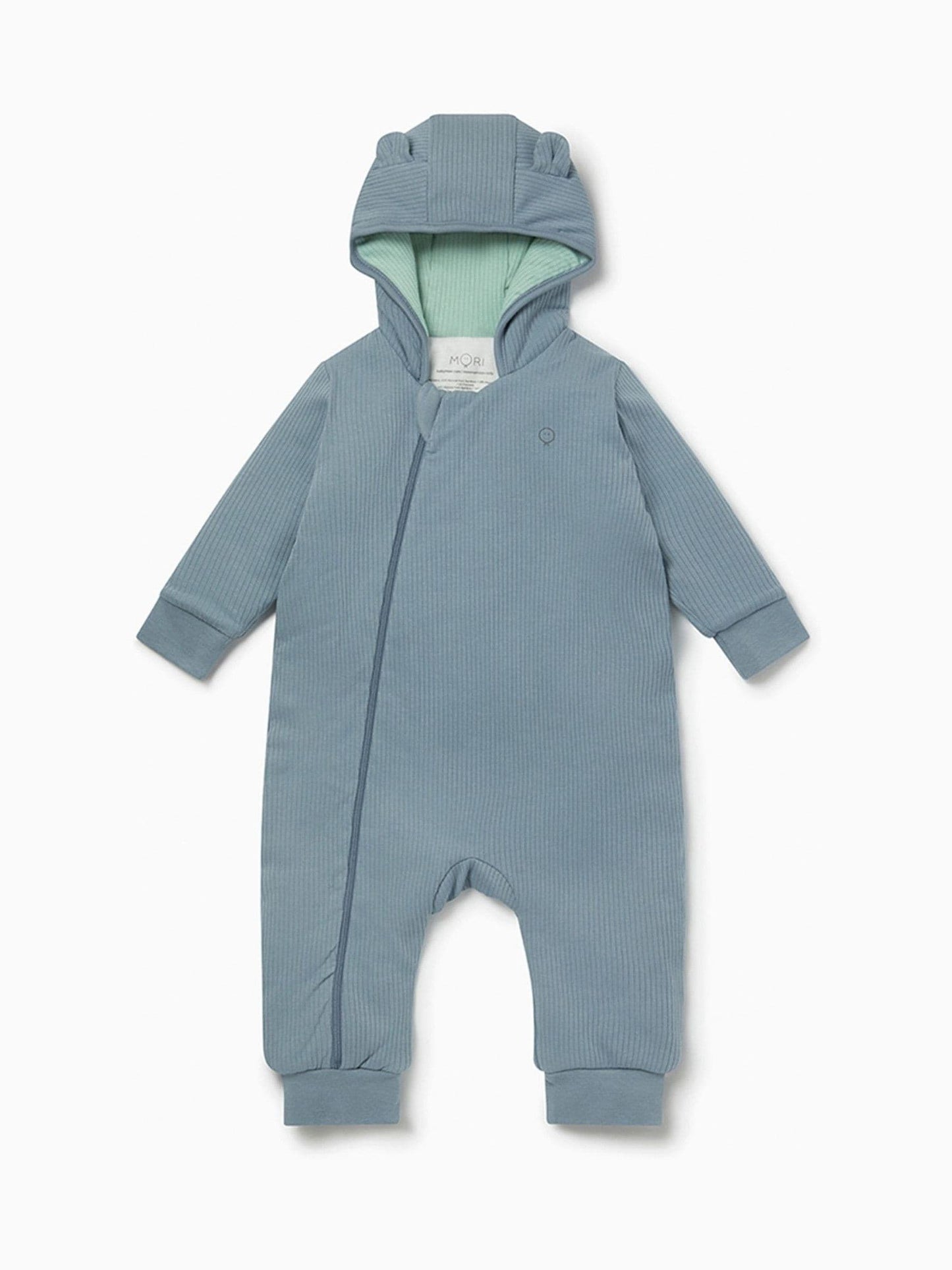 Dsiney Kidz - MORI Green Cosy Zip-Up Pramsuit image 1