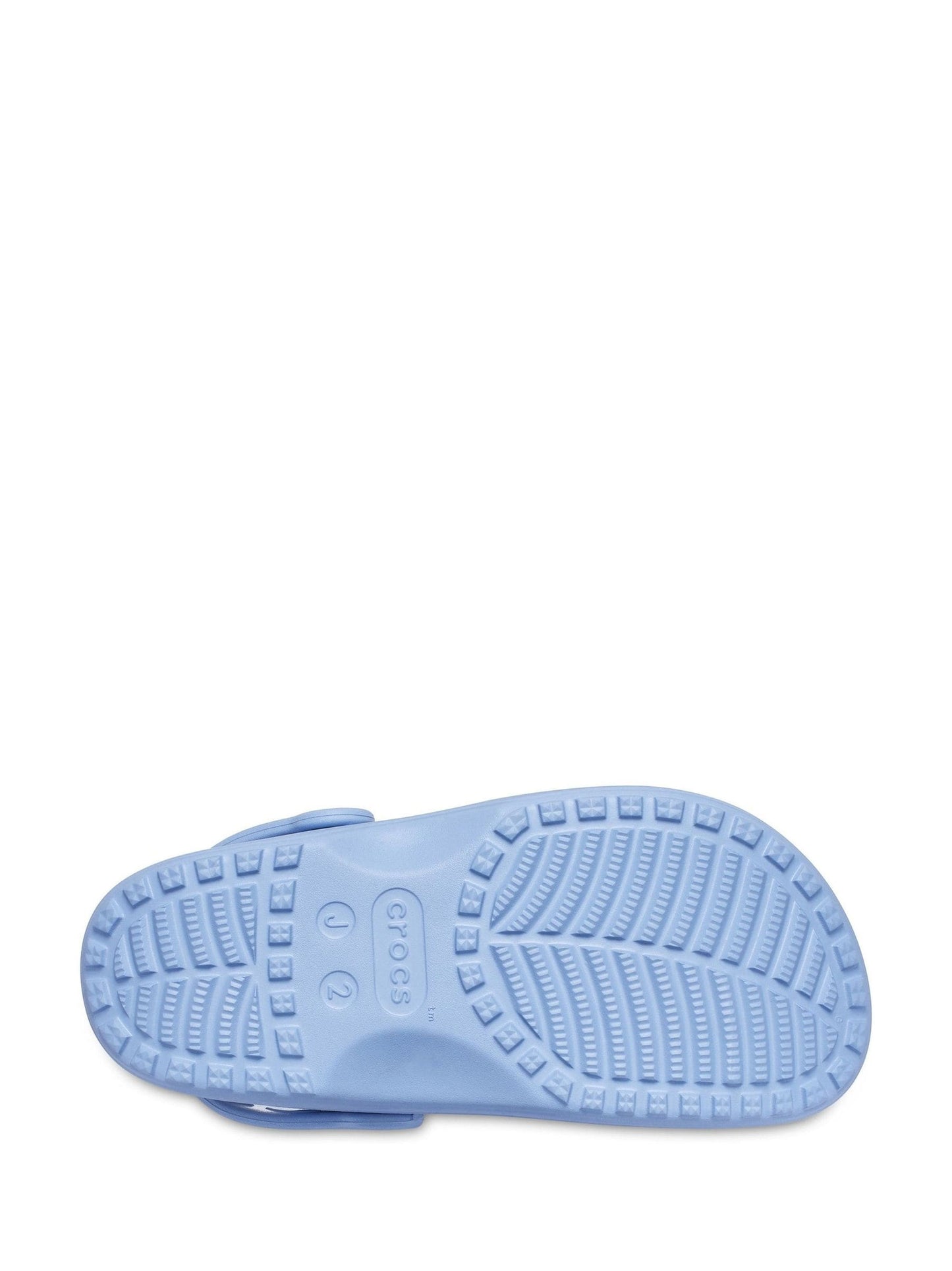 Crocs Blue Classic Floral Cut Out Clogs image 6