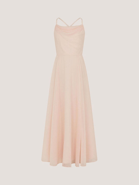 Dsiney Kidz - Monsoon Pink Cali Cowl Neck Prom Dress image 2