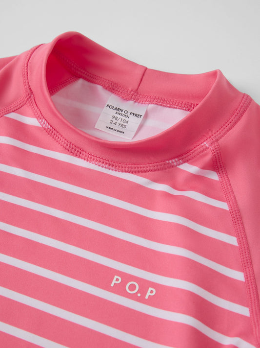 Dsiney Kidz - Polarn O. Pyret Pink Unicorn Rash Vests image 2