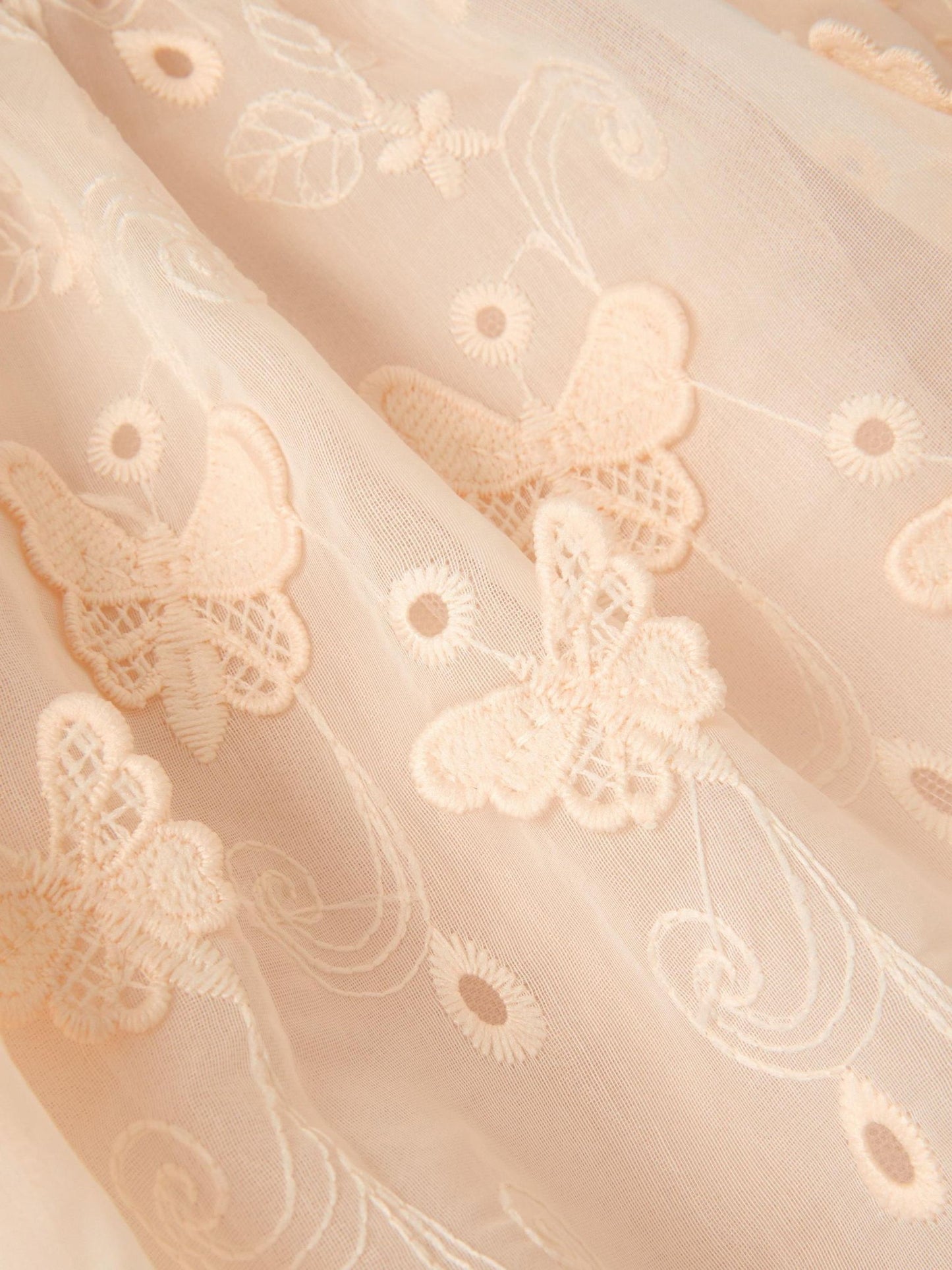 Monsoon Orange Beryl Butterfly Broderie Dress image 3
