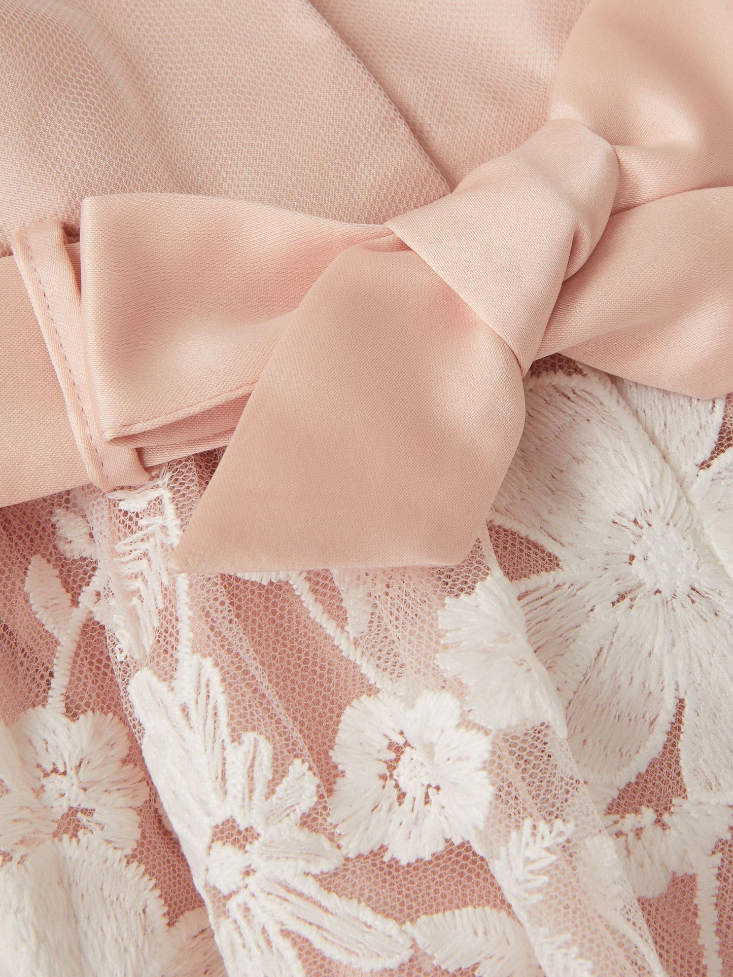 Monsoon Pink Baby Felicity Embroidered Floral Dress image 4