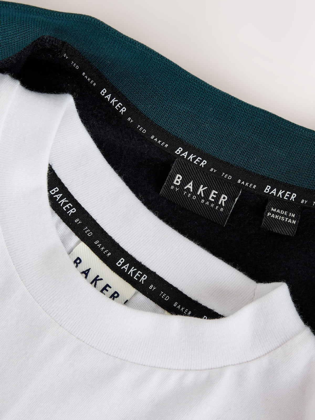 Baker by Ted Baker Navy Varsity Cardigan T-Shirt and Wide Leg Joggers Set 3 Piece - image 19