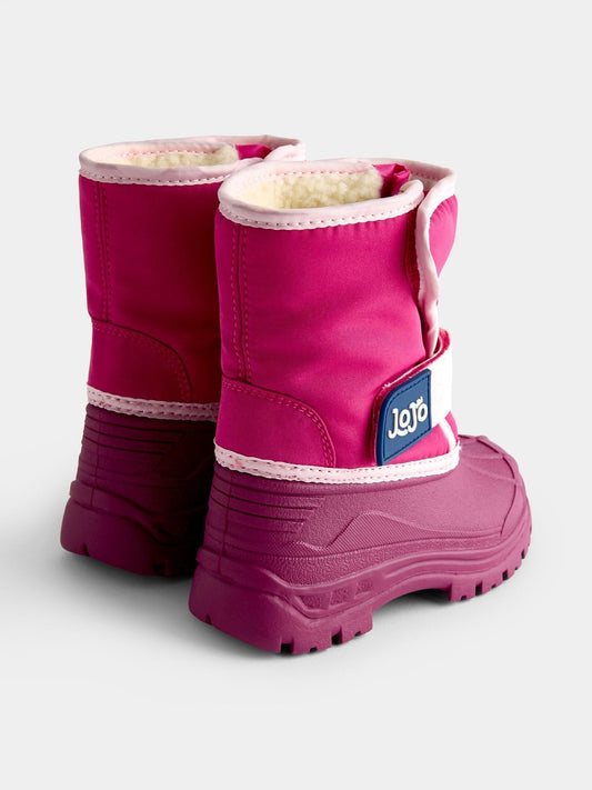 Dsiney Kidz - JoJo Maman Bébé Berry Pink Alpine Snow Boots image 2