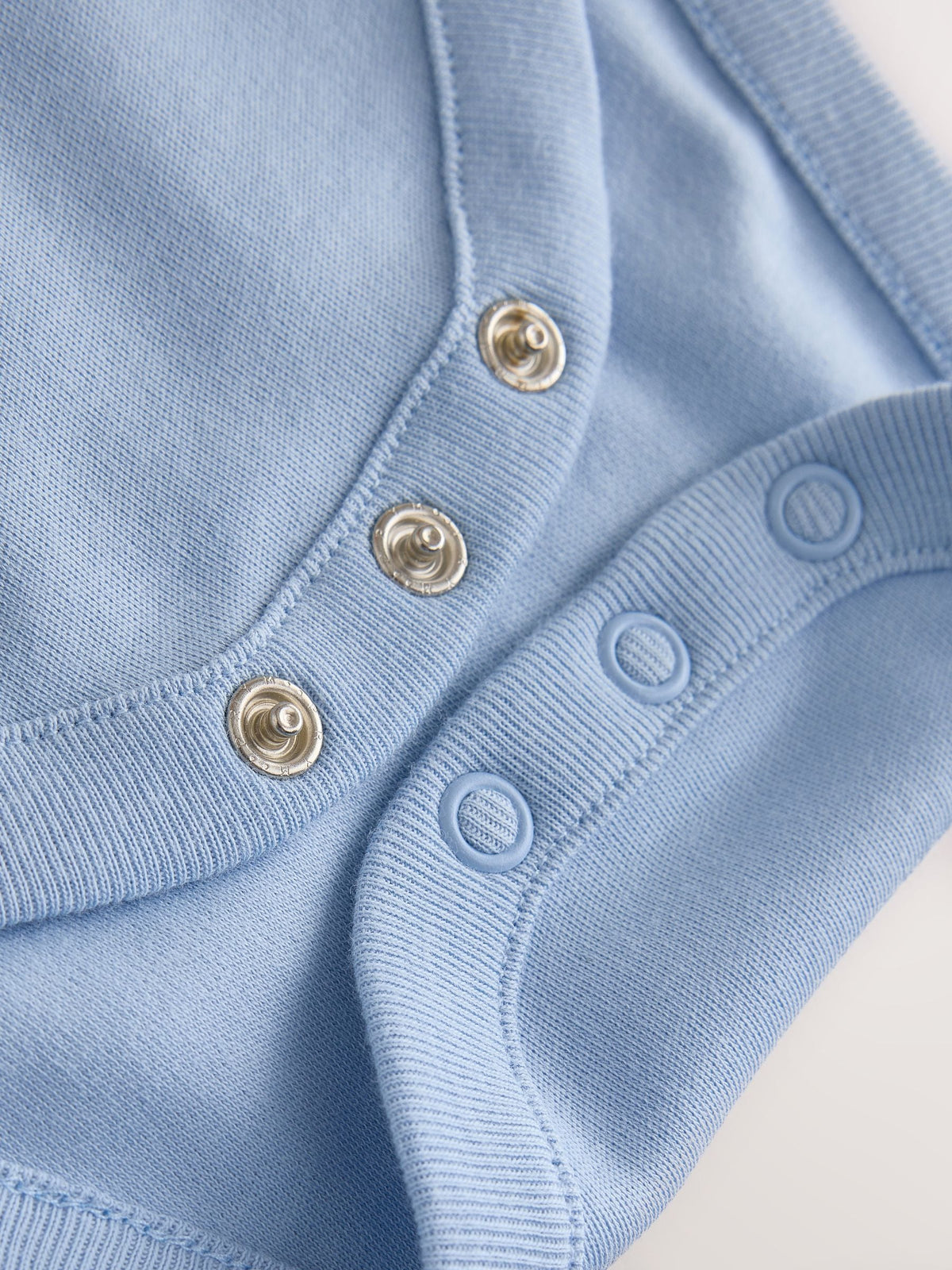 Pale Blue Cloud Short Sleeve Baby Bodysuits 5 Pack - image 11