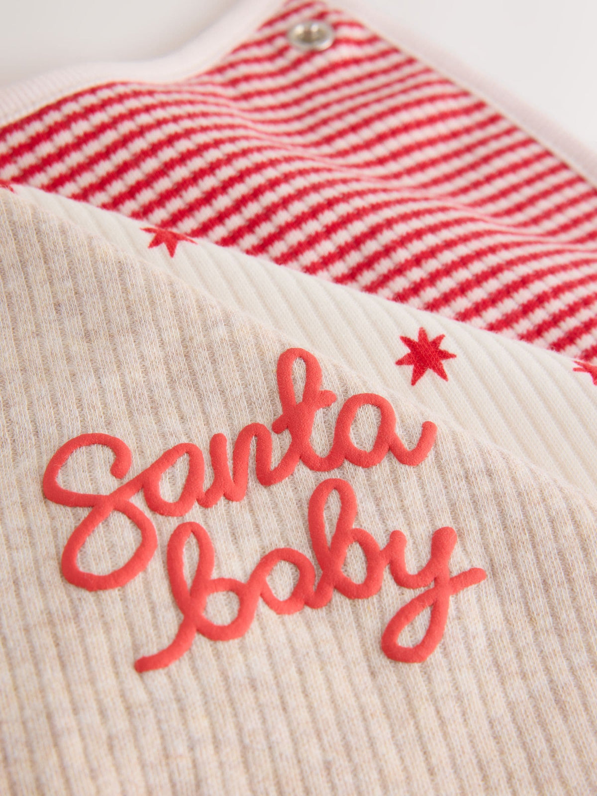 Red/White Christmas Baby Bibs 3 Pack - image 6