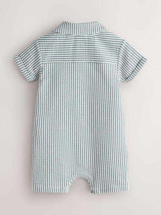 Baker by Ted Baker Textured Stripe Romper image 2