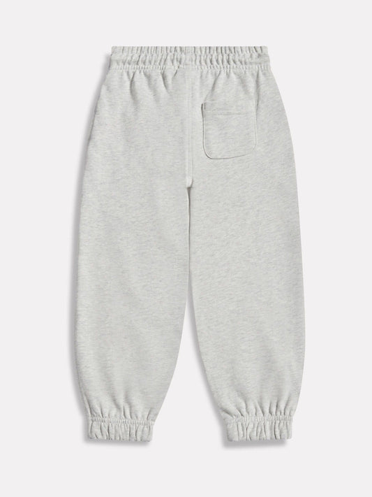 New Balance Grey Small Logo French Terry Joggers image 2