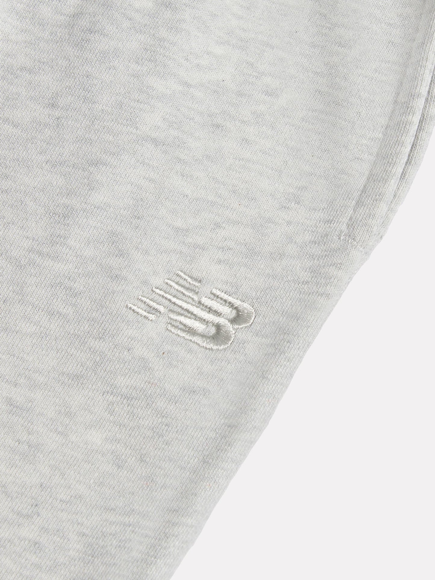 New Balance Grey Small Logo French Terry Joggers image 3