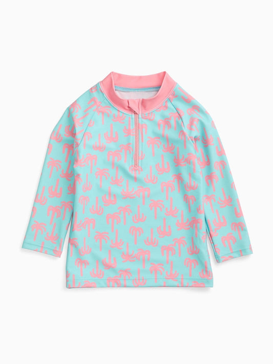 KIDLY by MORI Blue Sunsafe Zip Rash Vest image 2