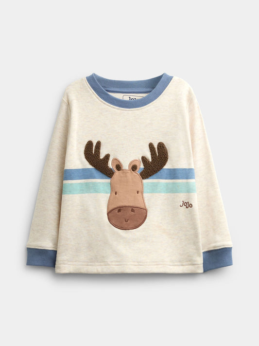 JoJo Maman Bébé Blue Moose 2-Pack Mixed Pyjamas - image 2
