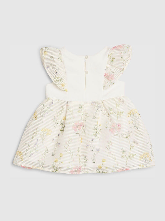 Dsiney Kidz - River Island White Floral Burnout Mesh Dress image 2