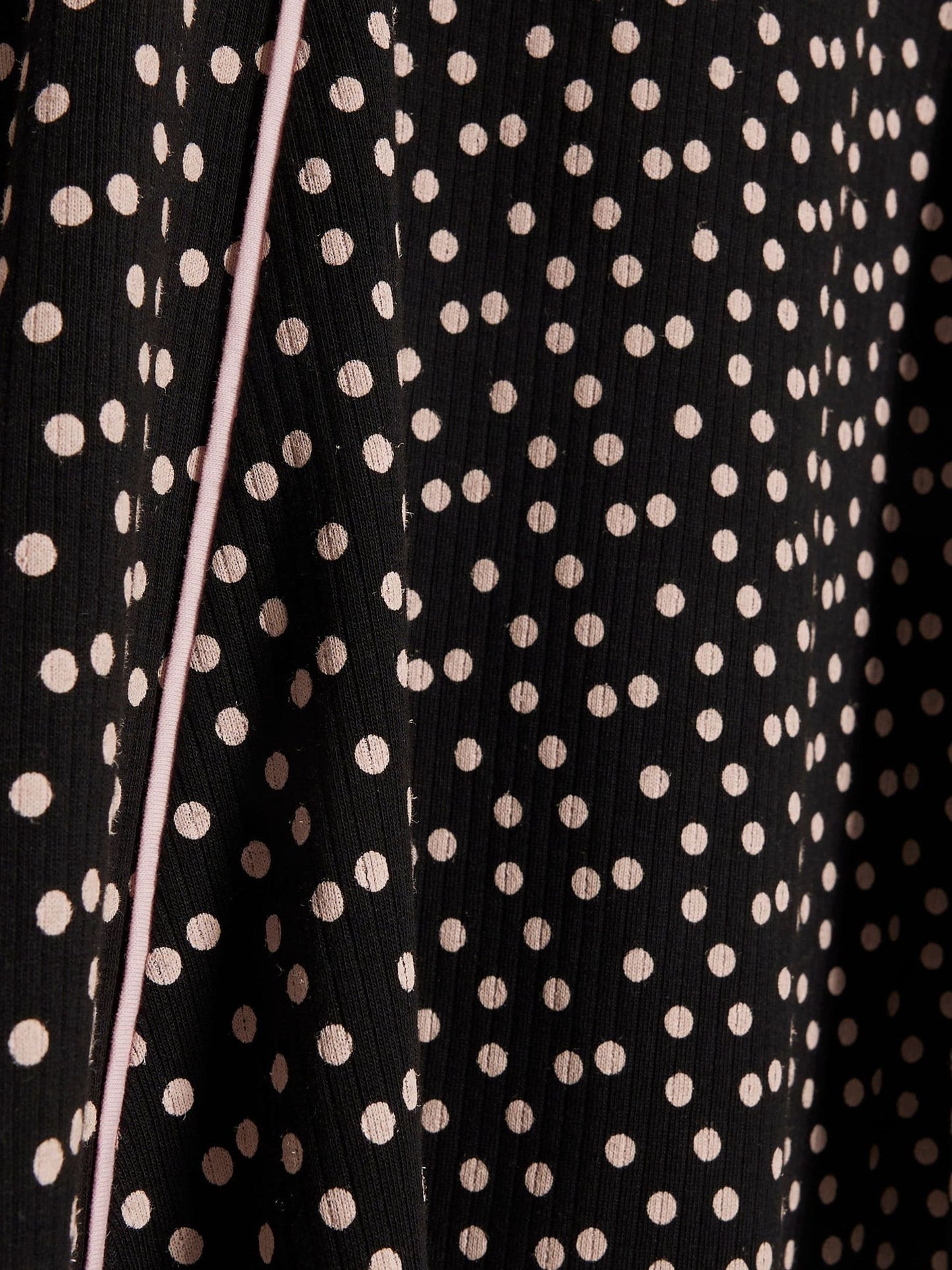River Island Black Polka Dot Cut Out Dress image 4
