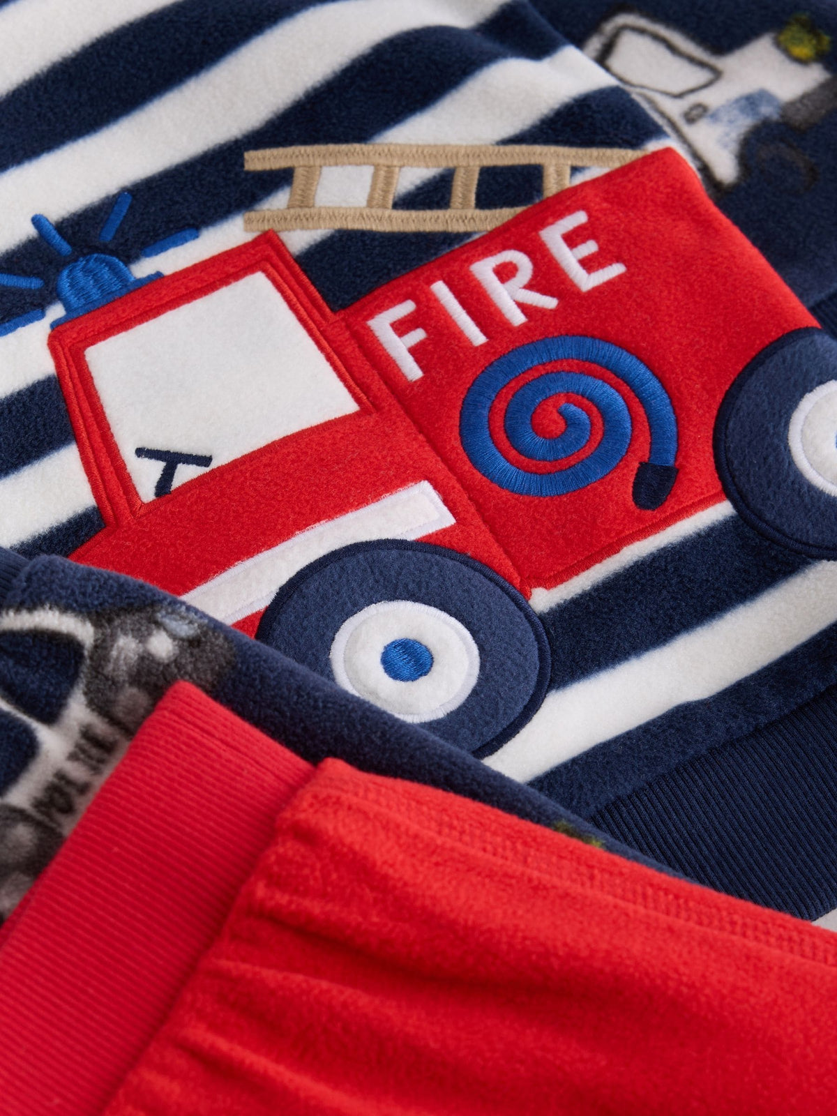 Navy Emergency Vehicles Cosy Fleece Pyjamas 2 Pack (12mths-8yrs) - image 9