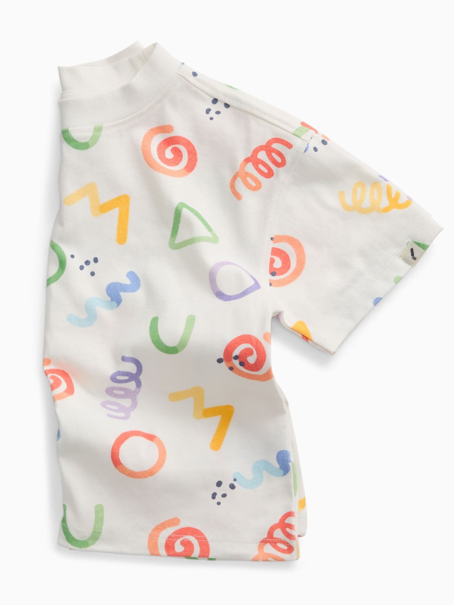 Dsiney Kidz - KIDLY by MORI Cream All Over Print Soft Cotton Oversized T-Shirt image 6
