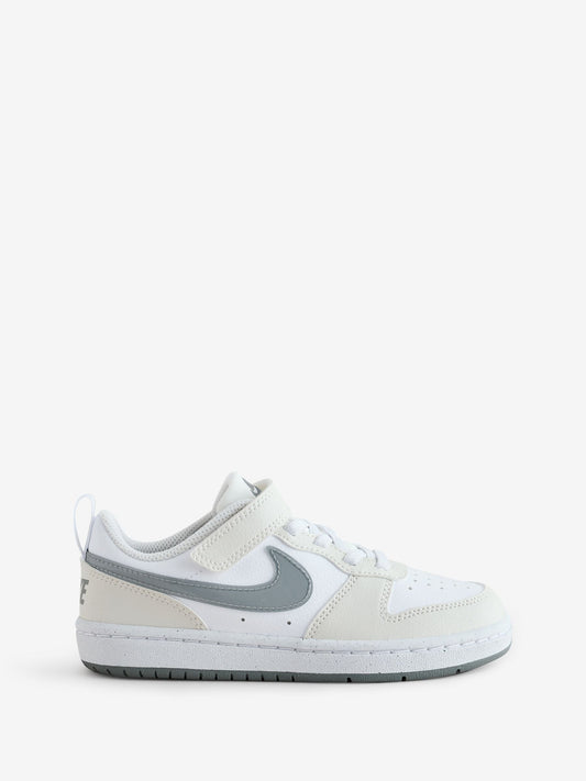 Nike Natural White Junior Court Borough Low Recraft Trainers - image 1