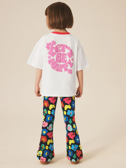 Dsiney Kidz - Little Bird by Jools Oliver Rainbow Leopard T-Shirt and Leggings 2 Piece Set image 2