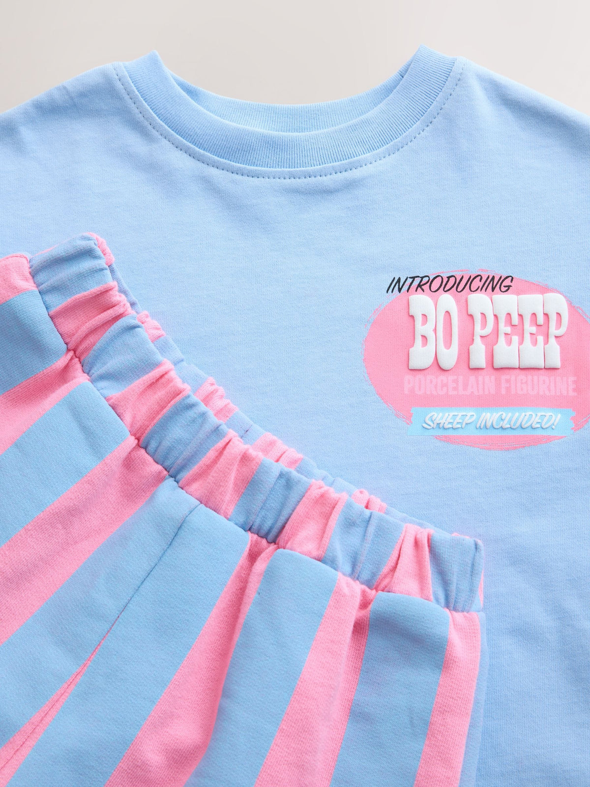 Dsiney Kidz - Blue/Pink Toy Story Bo Peep Short Sleeve T-Shirt and Shorts Set (3mths-7yrs) image 5