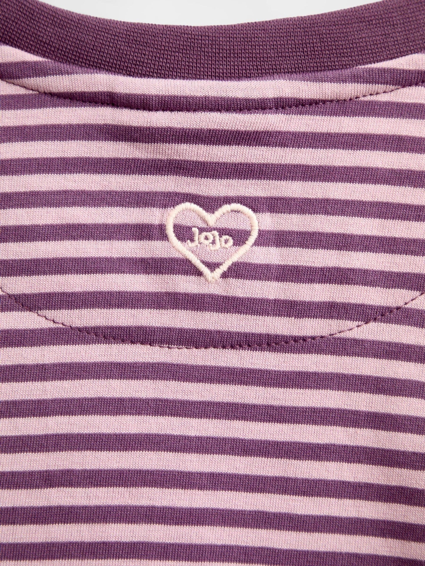 Dsiney Kidz - JoJo Maman Bébé Plum Purple Fairy Striped Top image 4