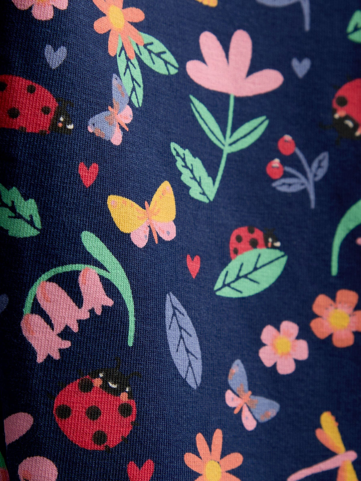 JoJo Maman Bébé Navy Blue Bug Friends 2-Pack Leggings - image 7