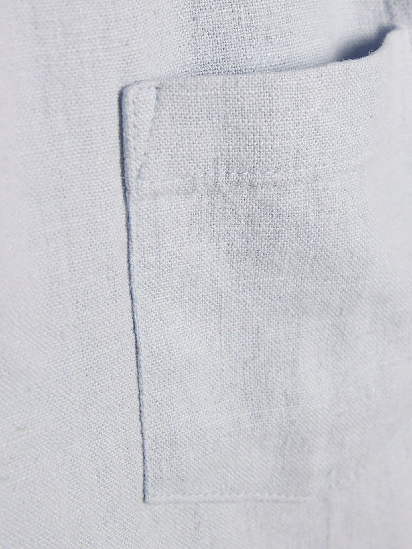 River Island Blue Short Sleeve Linen Shirt & Shorts Set image 5