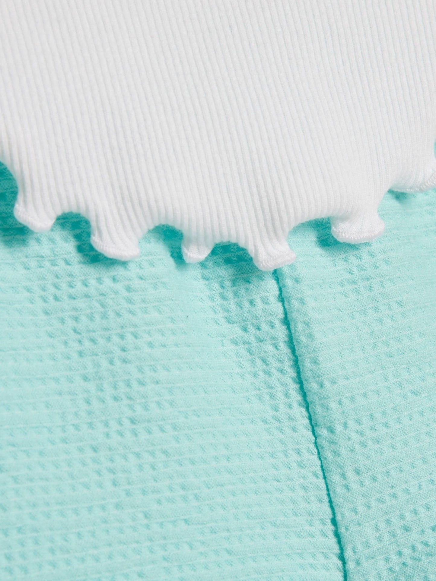 River Island Blue Hanky Hem Vest & Frill Shorts Set image 5