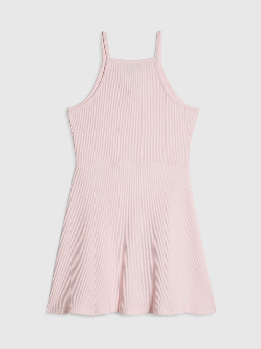 Dsiney Kidz - River Island Pink Halter Rib Dress image 2