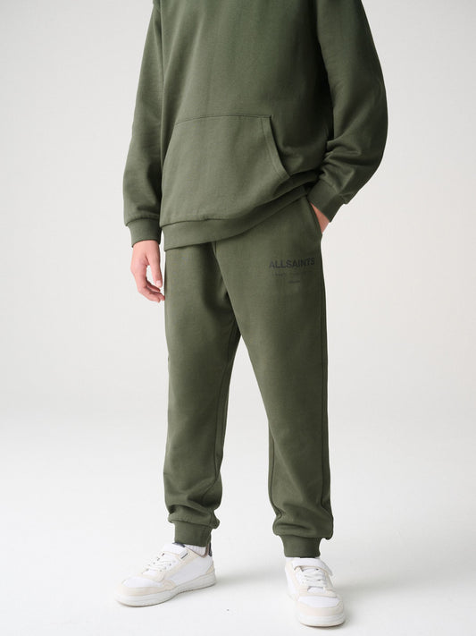 smALLSAINTS Dark Green Underground Straight Cuffed Cotton Joggers - image 1