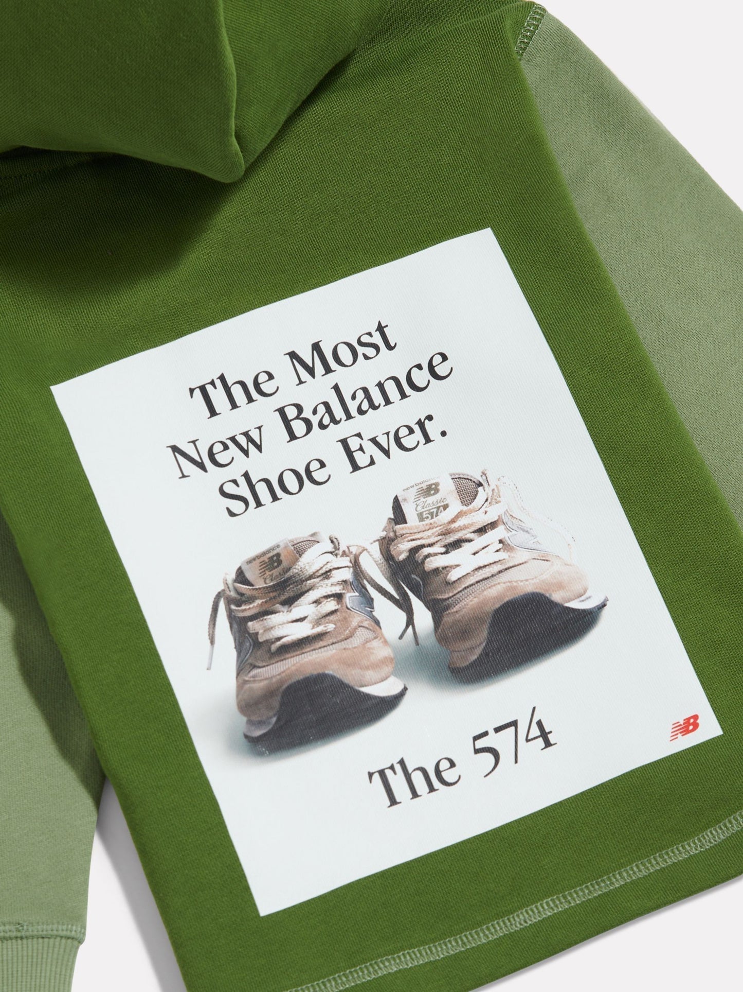 Dsiney Kidz - New Balance Green 574 Shoe Graphic FT Hoodie image 3