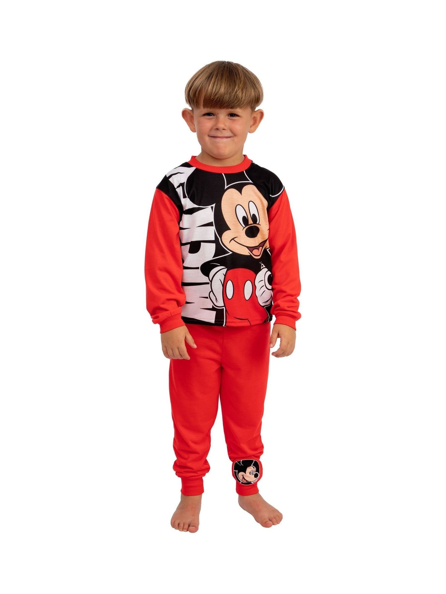 Dsiney Kidz - Character Red Mickey Mouse Long Pyjamas Set image 7