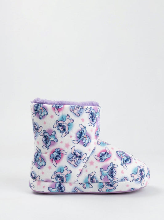 Vanilla Underground White Lilo & Stitch Character AOP Slipper Boots image 2