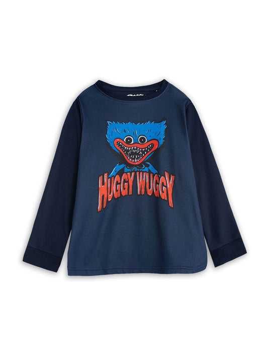 Vanilla Underground Blue Poppy's Playtime Multi-Pack of 2 Long Sleeve Long Leg Pyjamas Set image 3
