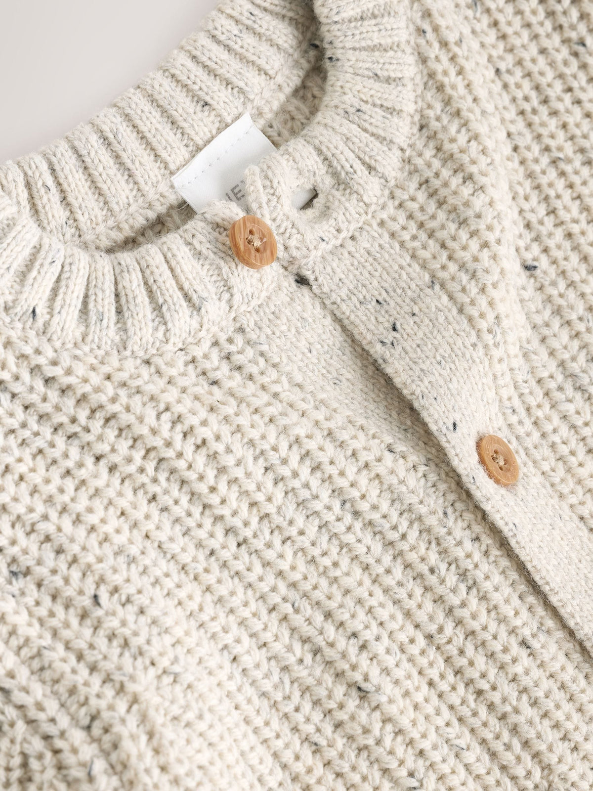 Dsiney Kidz - Neutral "My First Eid" Baby Knitted Cardigan image 6
