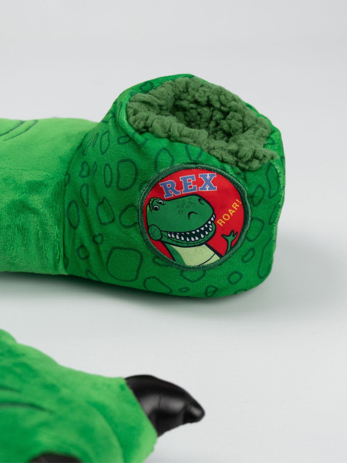 Dsiney Kidz - Vanilla Underground Green Disney Toy Story Rex Slipper Boots image 6