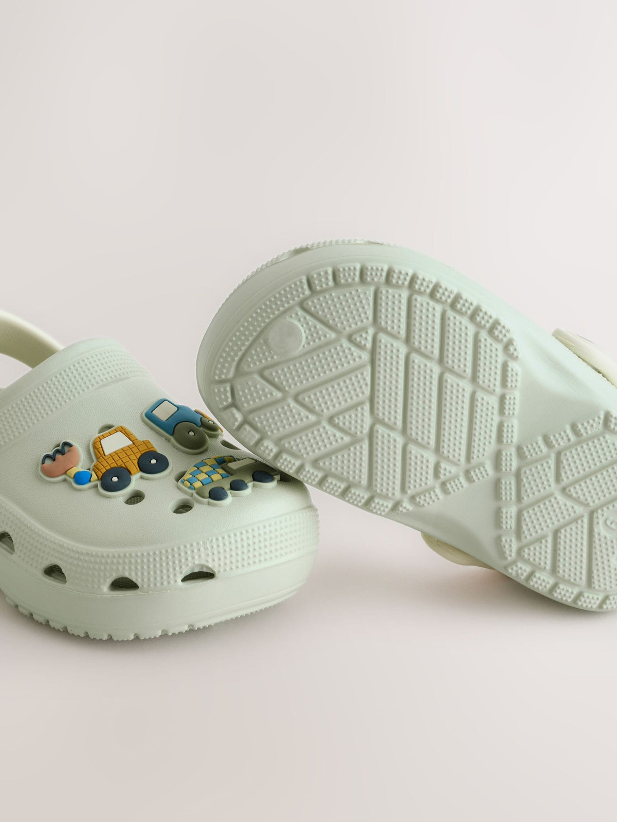 Sage Green Transport Wide Fit (G) Comfort Clogs image 5