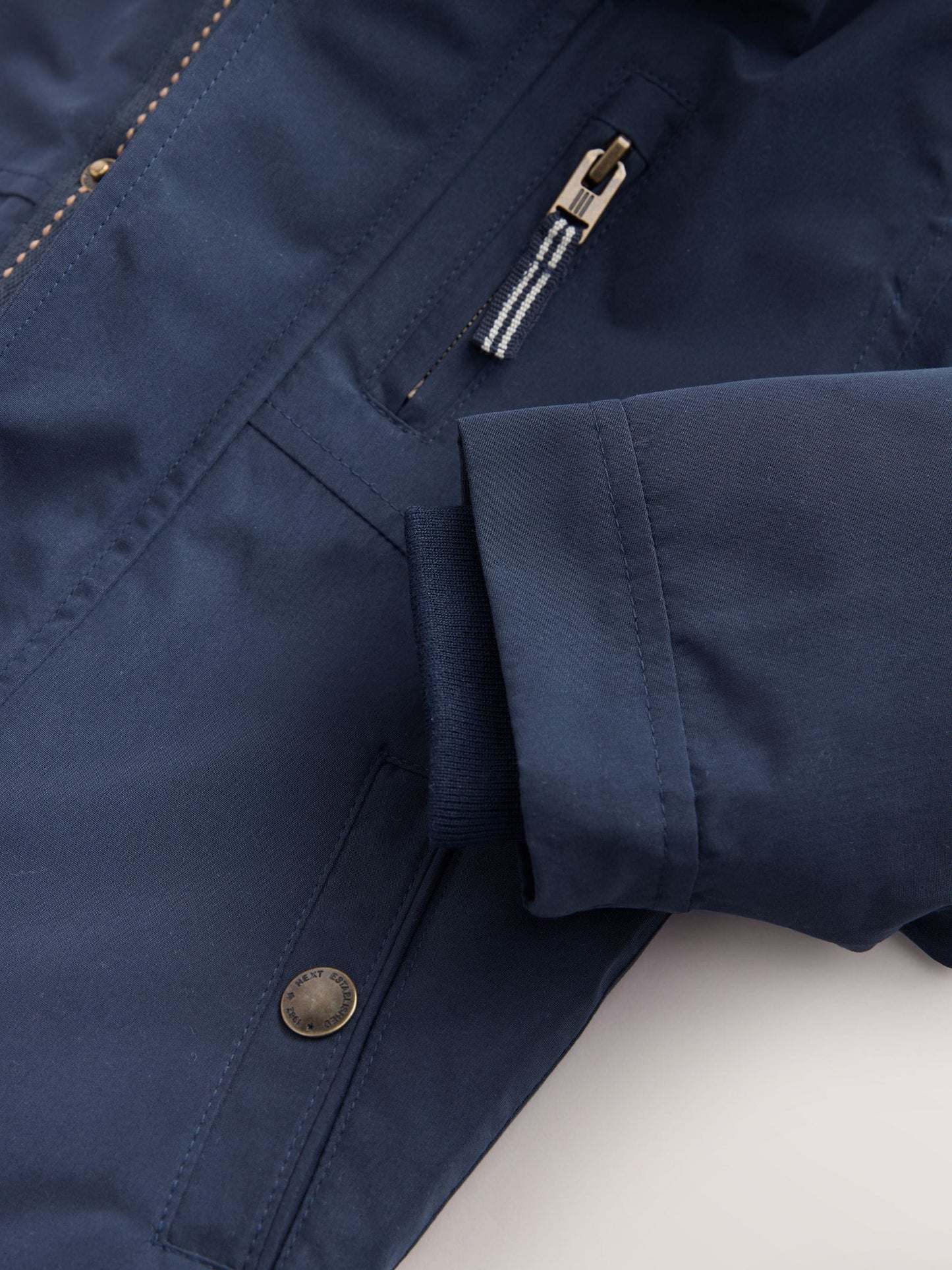 Dsiney Kidz - Navy Waterproof Borg Lined Parka (3mths-7yrs) image 10