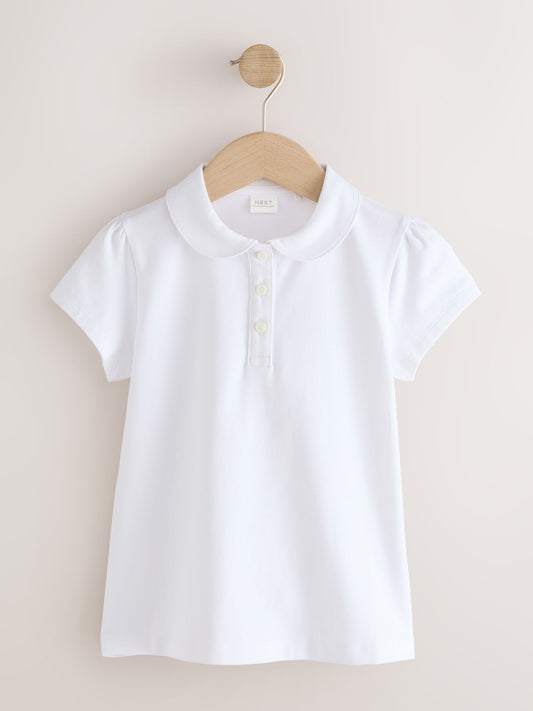Dsiney Kidz - White 2 Pack Cotton Stretch Jersey Tops (3-16yrs) image 2