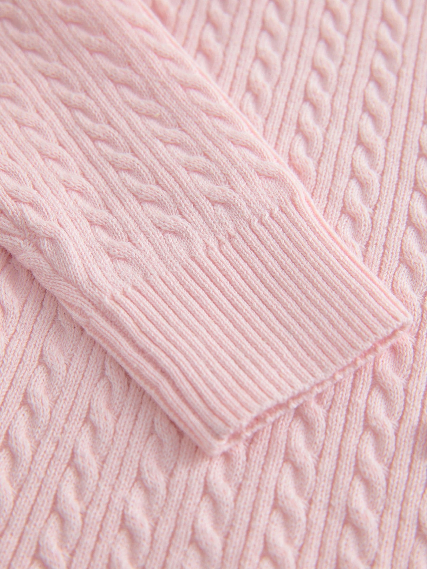 Dsiney Kidz - Clarks Pink Bow Front Knitted School Cardigan image 9
