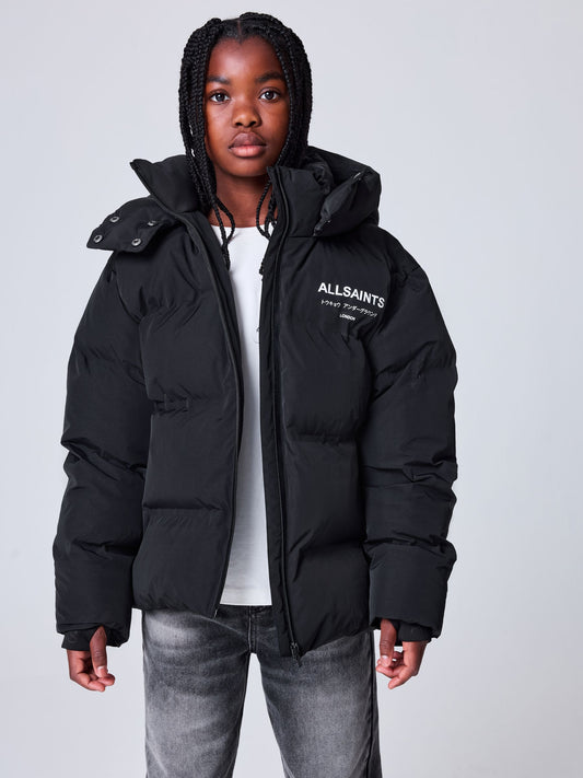 smALLSAINTS Black Underground Short Padded Coat - image 2