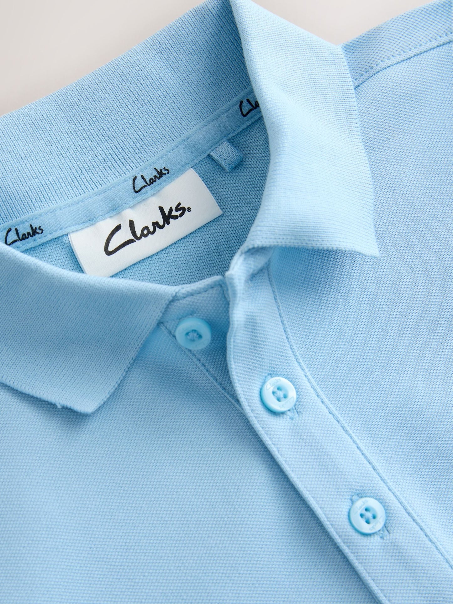 Dsiney Kidz - Clarks Blue Short Sleeve School Polo Shirts 3 Pack image 9