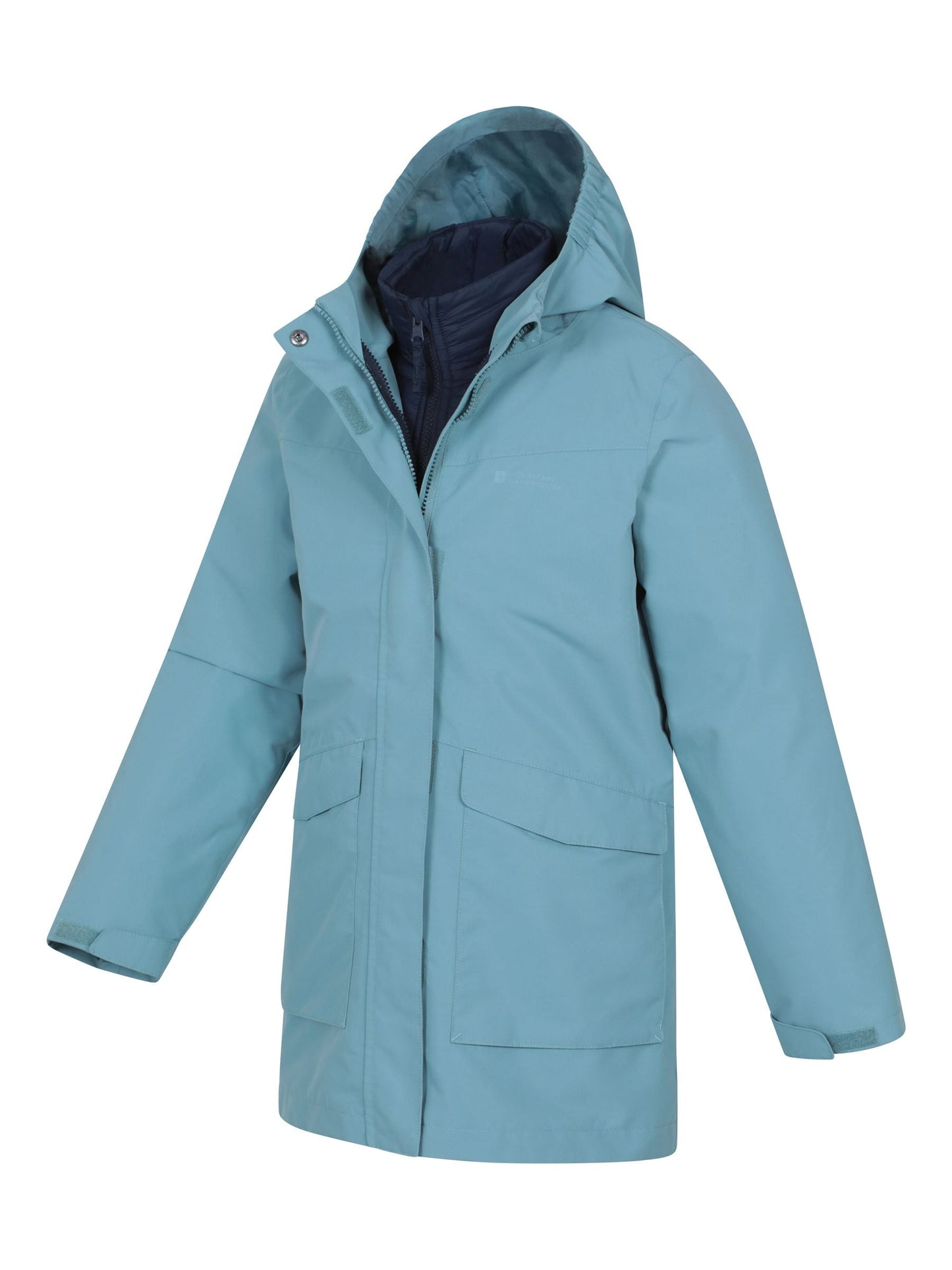 Dsiney Kidz - Mountain Warehouse Blue Alaskan Waterproof 3-in-1 Jacket image 4