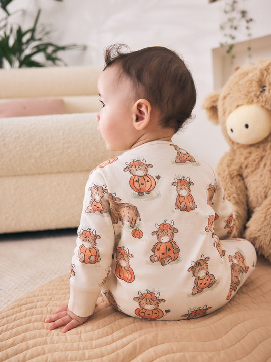Neutral Halloween Hamish Baby Sleepsuit (0mths-2yrs) image 2