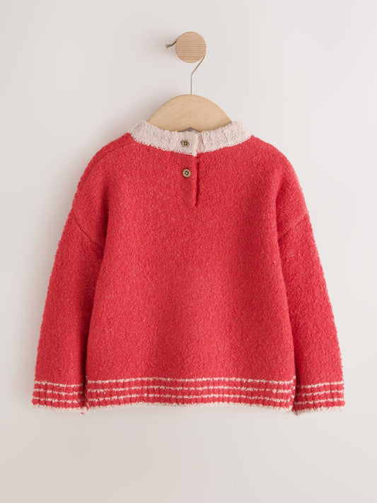 Dsiney Kidz - Red Horse Boxy Jumper (3mths-7yrs) image 2