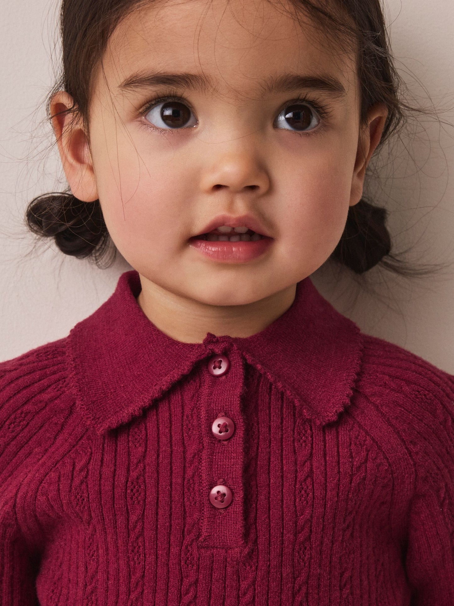 Berry Red Collared Jumper And Skirt Set (3mths-7yrs) image 4