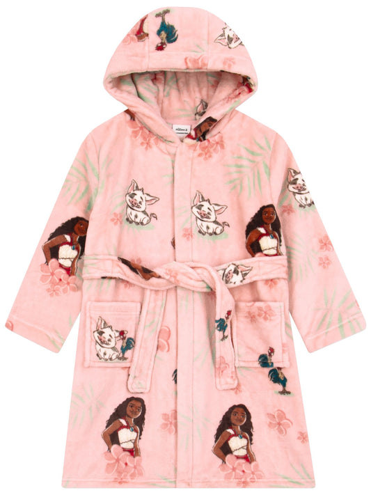 Character Pink Disney Moana Dressing Gown image 2
